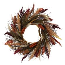 Artificial Tricolor Heather Wreath Unbranded