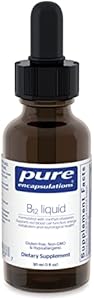 Pure Encapsulations B12 Liquid (Жидкость) | 1,000 mcg Vitamin B12 (Methylcobalamin) Supplement to Support Nerves, Immune Health, Energy, and Cognitive Function* | 1 fl. oz (Унции). Pure Encapsulations