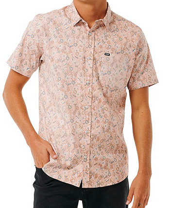 Мужская рубашка с коротким рукавом с цветочным принтом Reef Rip Curl
