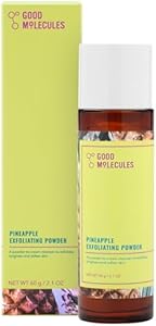 Good Molecules Pineapple Exfoliating Powder - Gentle, Exfoliating Facial Scrub with Enzymes, Anti-Aging and Alcohol Free Cleanser - Skincare for Face Good Molecules