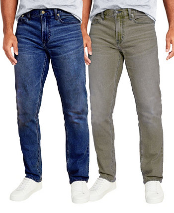 Мужские прямые джинсы Flex Stretch Slim, упаковка из 2 шт. Blu Rock