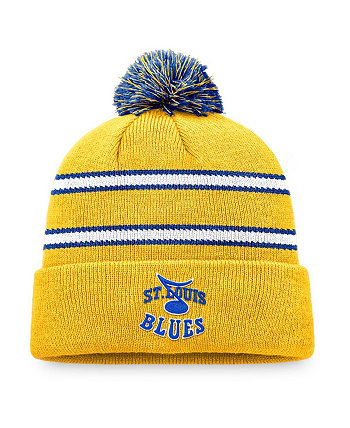 Men's  Blue St. Louis Blues Special Edition 2.0 Cuffed Knit Hat with Pom Fanatics