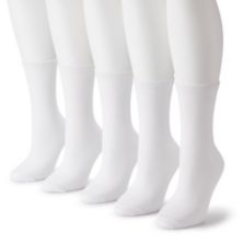 Набор из 5 пар однотонных вязаных носков с круглым вырезом для женщин Sonoma Goods For Life® SONOMA