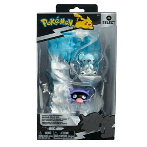 Pokemon Snowy Glacier Environment - 6 inch Multi-Level Display Set with Two 2 inch Battle Figures Pokemon