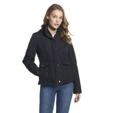 Женская стеганая куртка Weathercast с отделкой из искусственной замши Weathercast