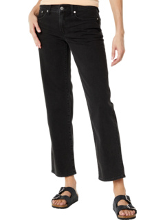 Прямые джинсы с низкой посадкой Perfect Vintage в выбеленном черном цвете Madewell