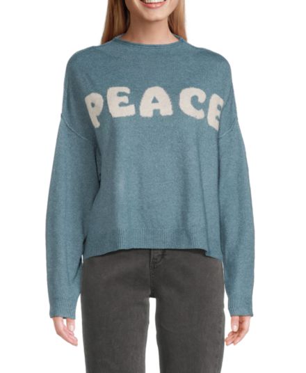 Peace Graphic Sweater STITCHDROP