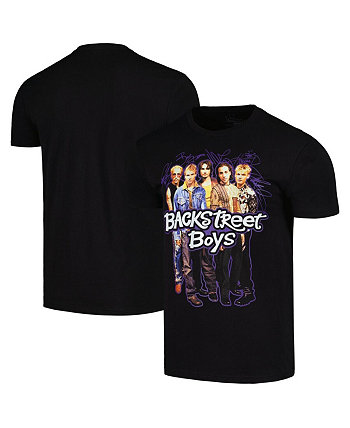 Men's Black Backstreet Boys Signatures T-shirt Global Merch