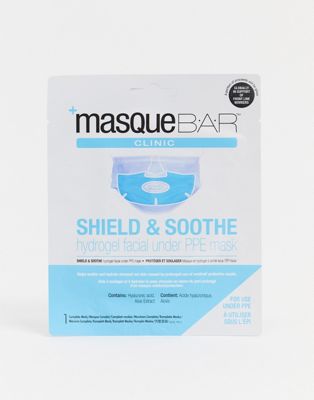 MasqueBAR Shield & Soothe Гидрогелевая маска для лица с гиалуроновой кислотой и алоэ вера MasqueBAR