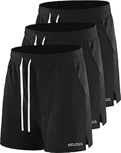 NELEUS Men's 7 inch Running Shorts Athletic Gym Workout Shorts with Pockets Neleus