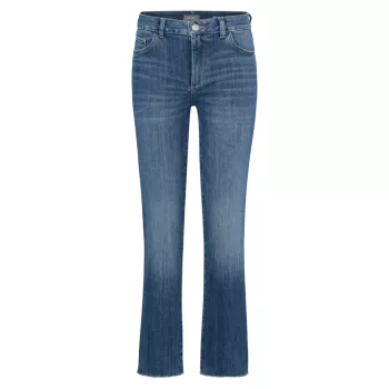 Прямые джинсы до щиколотки со средней посадкой Mara Instasculpt DL1961
