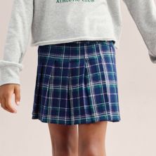 Трикотажная плиссированная юбка SO® для девочек 6–20 лет обычного размера и размера плюс SO