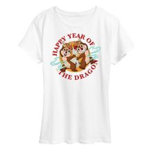 Женская хлопковая футболка с графикой Disney Year Of The Dragon Disney