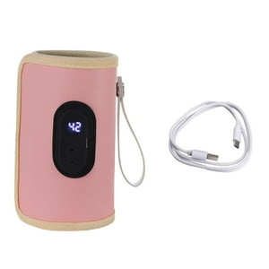 Kokiya Warmer Adjustable Breast Milk Bottle Heater for Outdoor Home Car Pink Kokiya