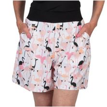Женские тканые шорты для гольфа Nancy Lopez Flamingo Nancy Lopez