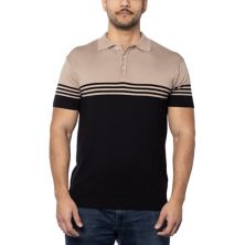Men's Stripe Polo Sweater SPRING & MERCER
