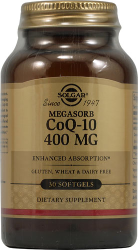 Solgar CoQ-10 -- 400 мг -- 30 мягких капсул Solgar