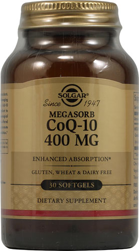 CoQ-10 -- 400 mg - 30 Softgels (Мягкие капсулы) Solgar