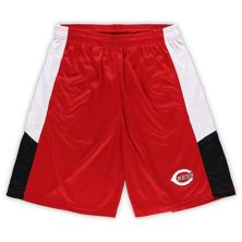 Men's Red Cincinnati Reds Big & Tall Team Shorts Profile