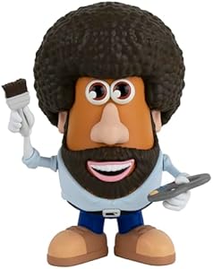 Poptaters - Bob Ross - Includes 15 Interchangeable Facial and Body Parts Including one Surprise Potato Head Original Piece! Recommended for Ages 8 and up Super Impulse