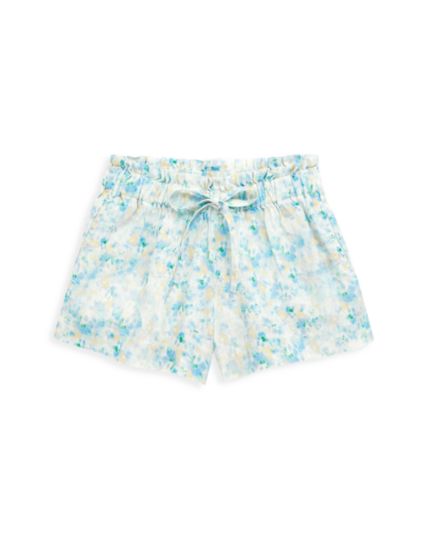 Little Girl's &amp; Girl'a Flowy Ruffled Floral Shorts Bella dahl