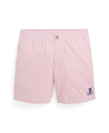 Эластичные шорты из жатого хлопка для мальчиков-поло Prepster Polo Ralph Lauren