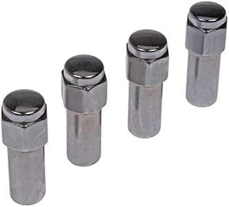 Dorman 711-302 Wheel Nut Chrome Crager Sat Mag M12-1.50 Compatible with Select Models, 4 Pack Dorman