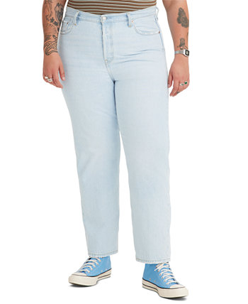 Модные джинсы больших размеров из хлопка 501® с высокой посадкой Levi's®