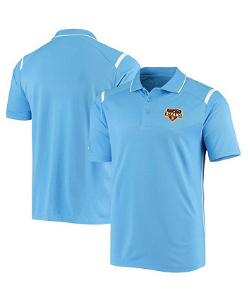 Мужская синяя рубашка поло Houston Dynamo Merit Antigua