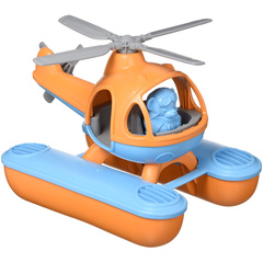 Green Toys Seacopter, Orange/Blue CB - Pretend Play, Motor Skills, Kids Bath Toy Floating Vehicle. No BPA, phthalates, PVC. Dishwasher Safe, Recycled Plastic, Made in USA. Green Toys
