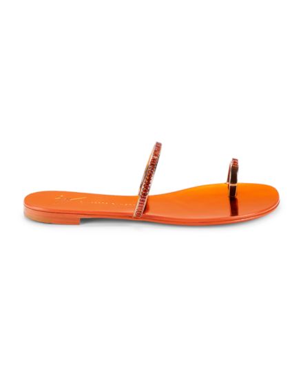 One Toe Leather Sandals Giuseppe Zanotti