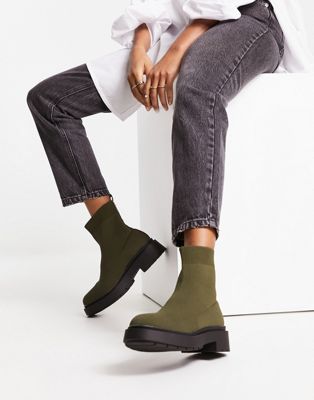 River island flat hot sale boots