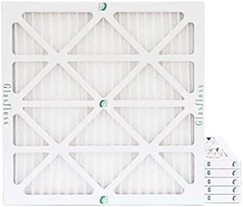 Эффективные воздушные фильтры 20x22x1 MERV 10, 19,5x21,875x2,3 см, упаковка из 6 штук Glasfloss