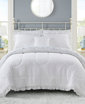 Catherine 4-Pc. Ruffled Comforter Set, Created for Macy's JLA Home