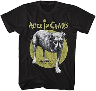 Alice in Chains T Shirt Self Titled Album Cover Mens Short Sleeve T Shirts 90s Music Graphic Tees American Classics