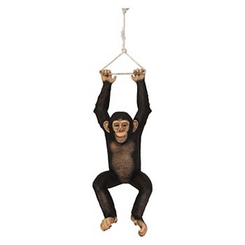 Hanging Monkey Statue Jungle Jimmy AFD Home