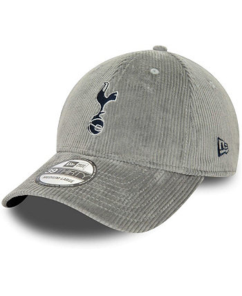 Мужская серая вельветовая кепка Tottenham Hotspur 39THIRTY Flex. New Era