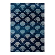 Art Carpet Oceanside Waves Темно-синий Крытый уличный ковер Art Carpet