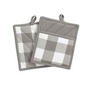 Elrene Home Fashions Farmhouse Living Buffalo Check Pot Holder Pair Elrene