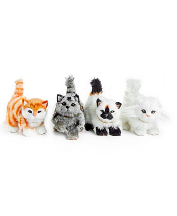 18-дюймовые аксессуары для кукол, набор из 4 реалистичных кошек, совместимых с куклами American Girl The Queen's Treasures