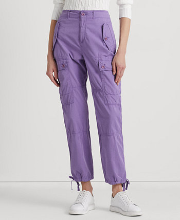 Женские полулегкие брюки карго из твила до щиколотки Ralph Lauren