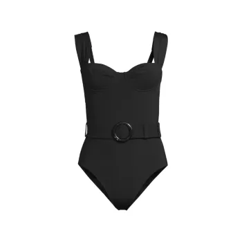 Parker Belted One-Piece Swimsuit Evarae
