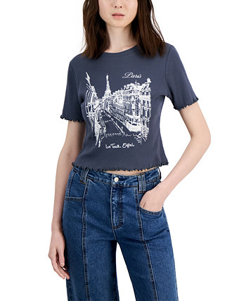 Детская футболка Paris с круглым вырезом для юниоров Grayson Threads, The Label