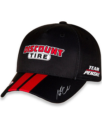 Мужская черная, красная регулируемая шляпа Austin Cindric со скидкой в шинах Team Penske