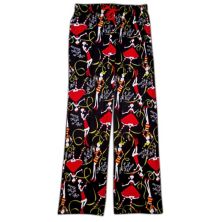 Черно-красный &#34;Jingle Ladies&#34; Женские праздничные пижамные штаны для взрослых, черные MCCC Sportswear