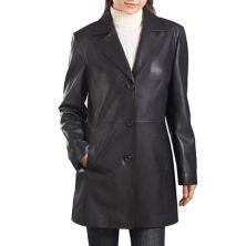 Women's Bgsd Danielle Leather Walking Coat BGSD