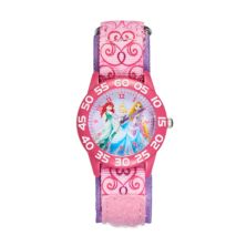 Часы Disney Princess Ariel, Золушка и Рапунцель для девочек Time Teacher Disney