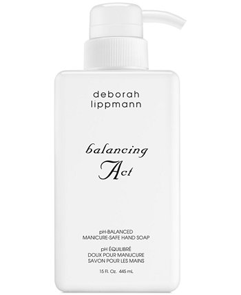 Balancing Act pH-сбалансированное мыло для рук, безопасное для маникюра, 15 унций. Deborah Lippmann