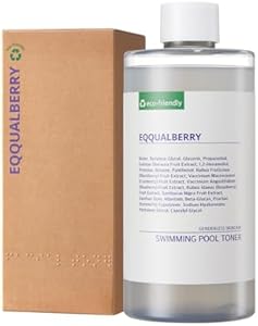 Swimming Pool Toner - Gentle Exfoliating Toner with Natural Enzyme | Boosted Hydration with Hyaluronic Acid | Daily Toner for Sensitive Skin | Korean Skincare, 10.14 Fl. Oz / 300ml EQQUALBERRY