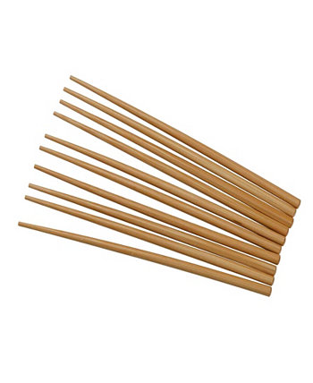 Набор из 5 пар многоразовых полированных бамбуковых палочек для еды JOYCE CHEN